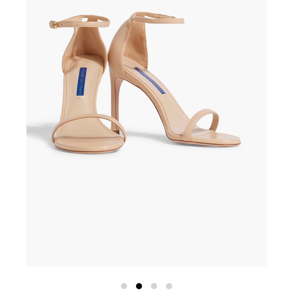 Stuart Weitzman Nude ankle strap 
Genuine leather 100%
Authentic craftsmanship